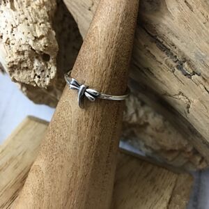 Dragonfly Sterling Silver Toe Ring Midi Ring